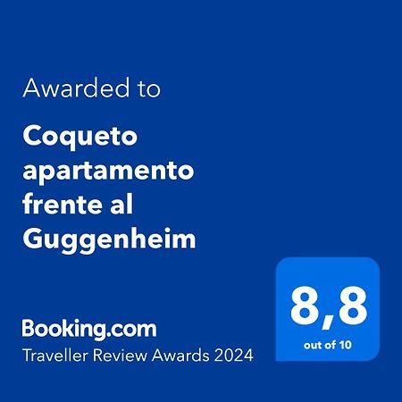 Coqueto Apartamento Frente Al Guggenheim Bilbao Luaran gambar